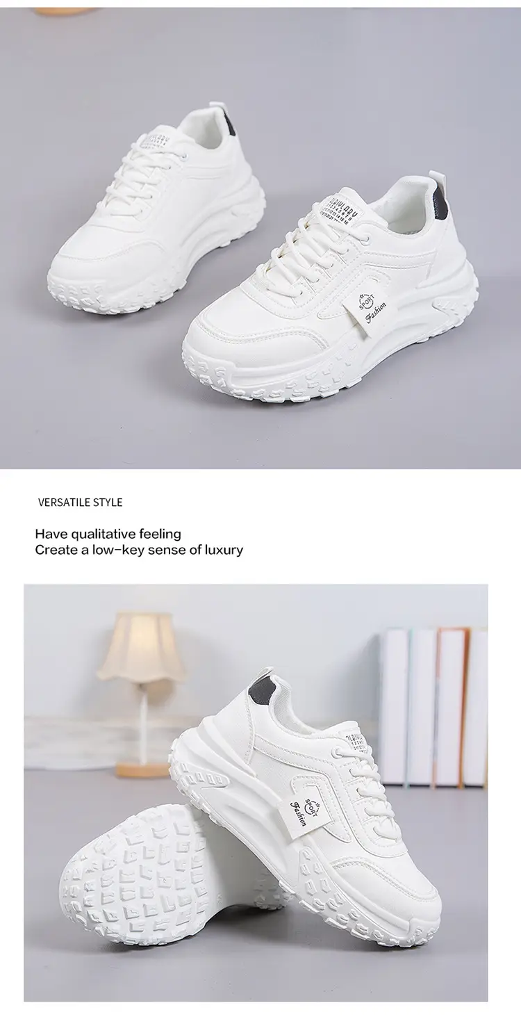 Women's Beige Thick Rubber Casual Shoes 2025 — feature 17