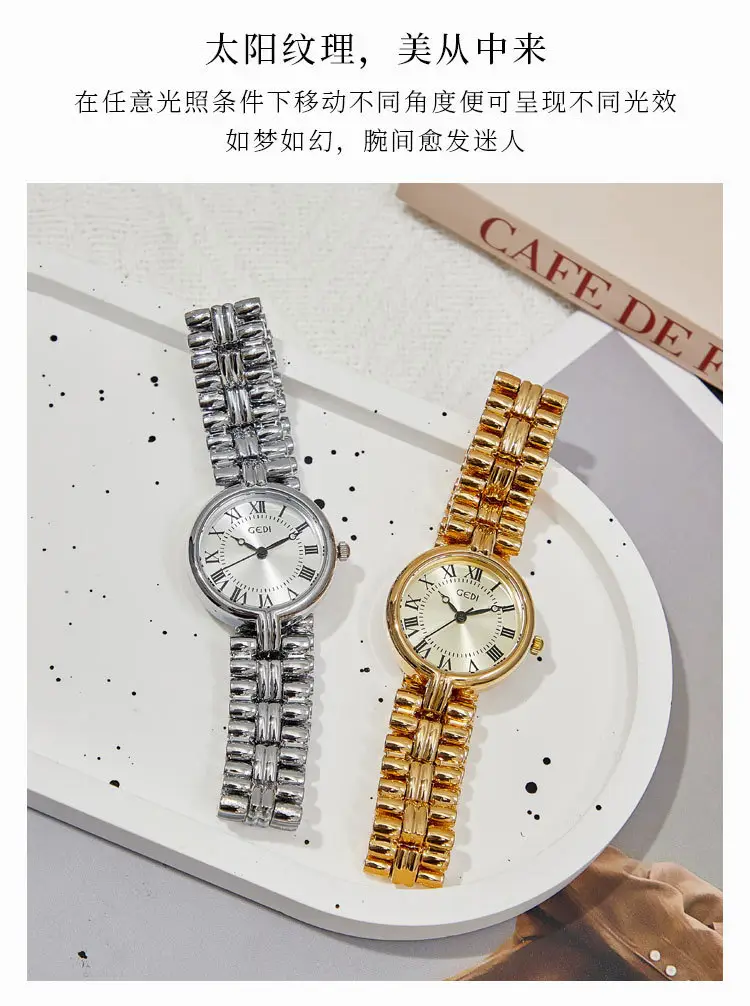 Women's Gedi Mid-ancient Quartz Watch Stainless Steel — feature 5