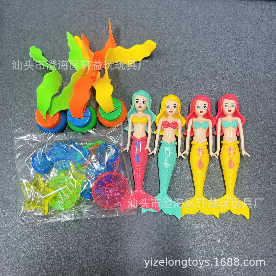 Amazon hot sale swimming pool water toys children's summer diving ring torpedo underwater treasure hunting game 20 pieces suit — feature 3