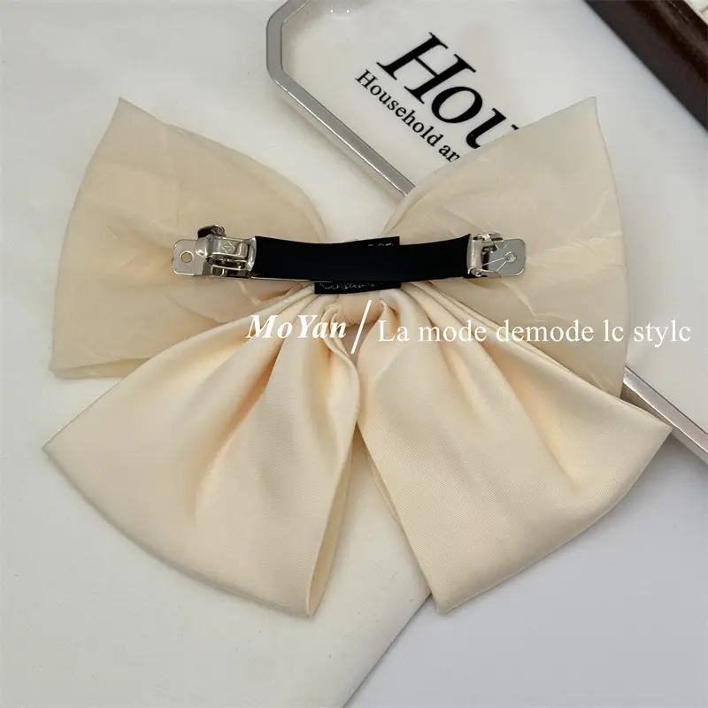 Black Double Bow Hairpin for Women — feature 11