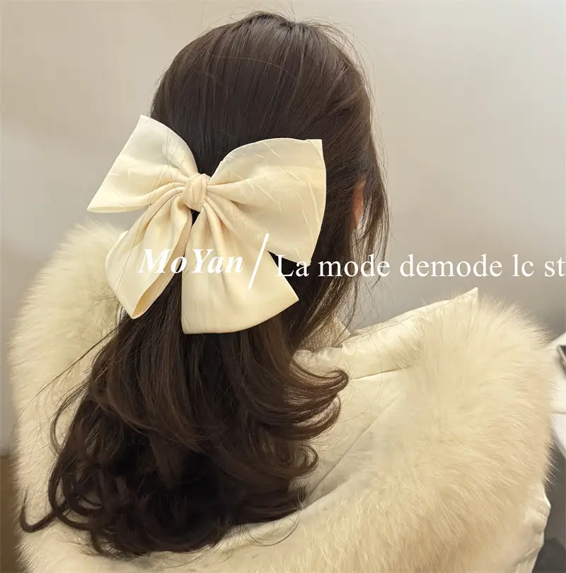 Black Double Bow Hairpin for Women — feature 2