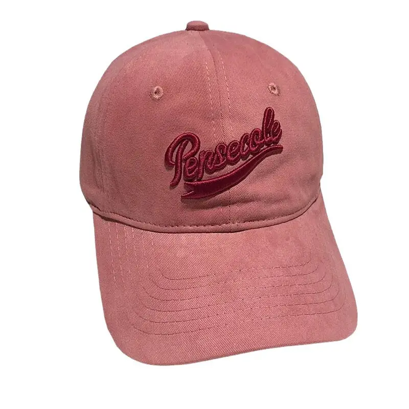 Beige Baseball Cap with Red Embroidered "Pioneer" Design - Image 10