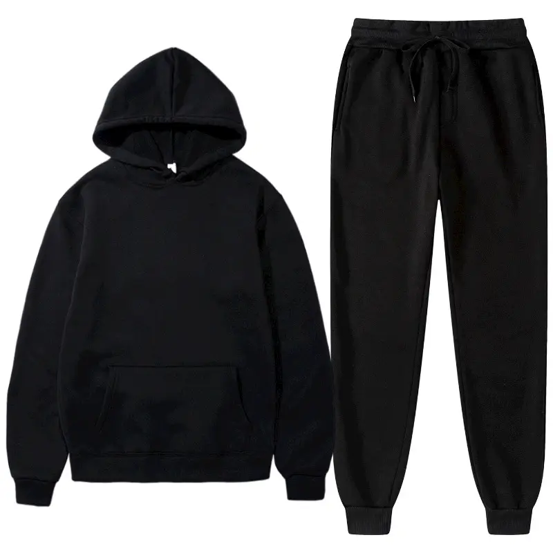 Men's suit cross-border foreign trade pullover sweater sports suit sweater suit fashion fleece men's hoodie