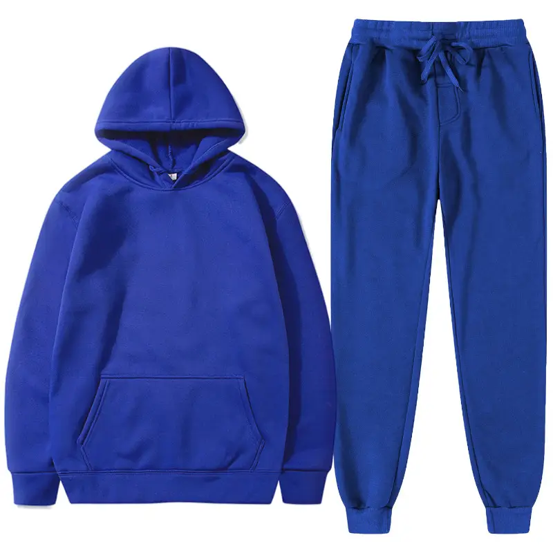 Men's suit cross-border foreign trade pullover sweater sports suit sweater suit fashion fleece men's hoodie