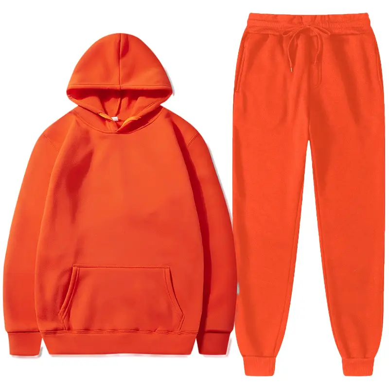Men's suit cross-border foreign trade pullover sweater sports suit sweater suit fashion fleece men's hoodie — feature 23