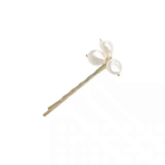 Pearl Hairpin Clip for Women Elegant Side Clip