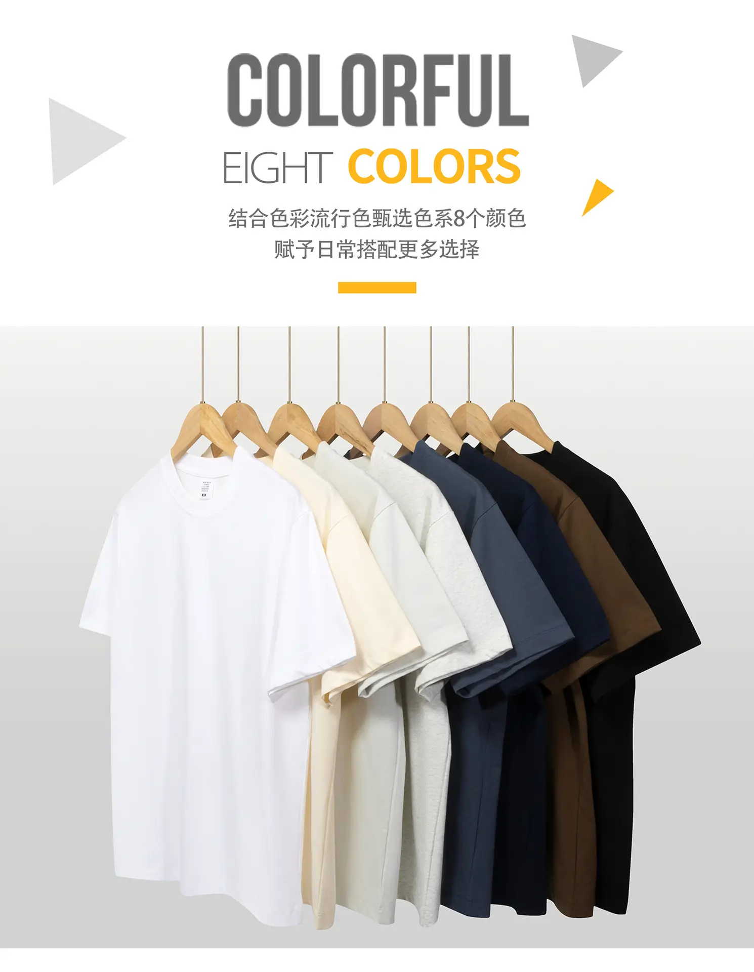 Men Cotton Plain T-Shirt Grey 240 Solona — feature 14