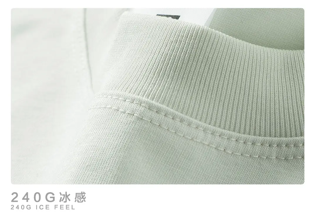 Men Cotton Plain T-Shirt Grey 240 Solona — feature 20