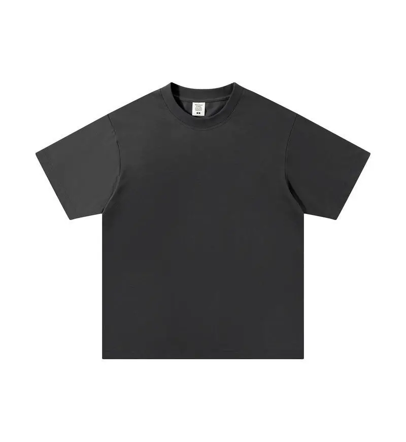 Men Cotton Plain T-Shirt Grey 240 Solona - Image 3