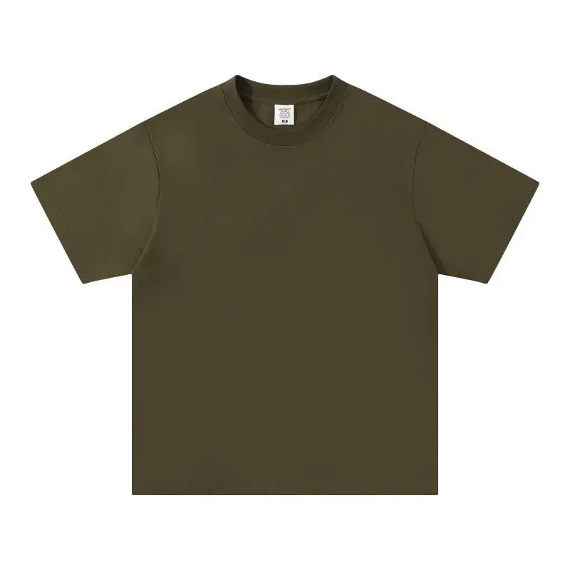 Men Cotton Plain T-Shirt Grey 240 Solona - Image 4