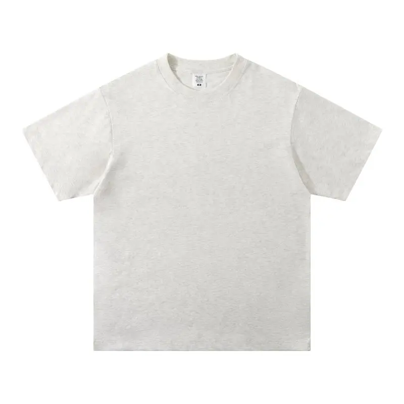 Men Cotton Plain T-Shirt Grey 240 Solona - Image 6