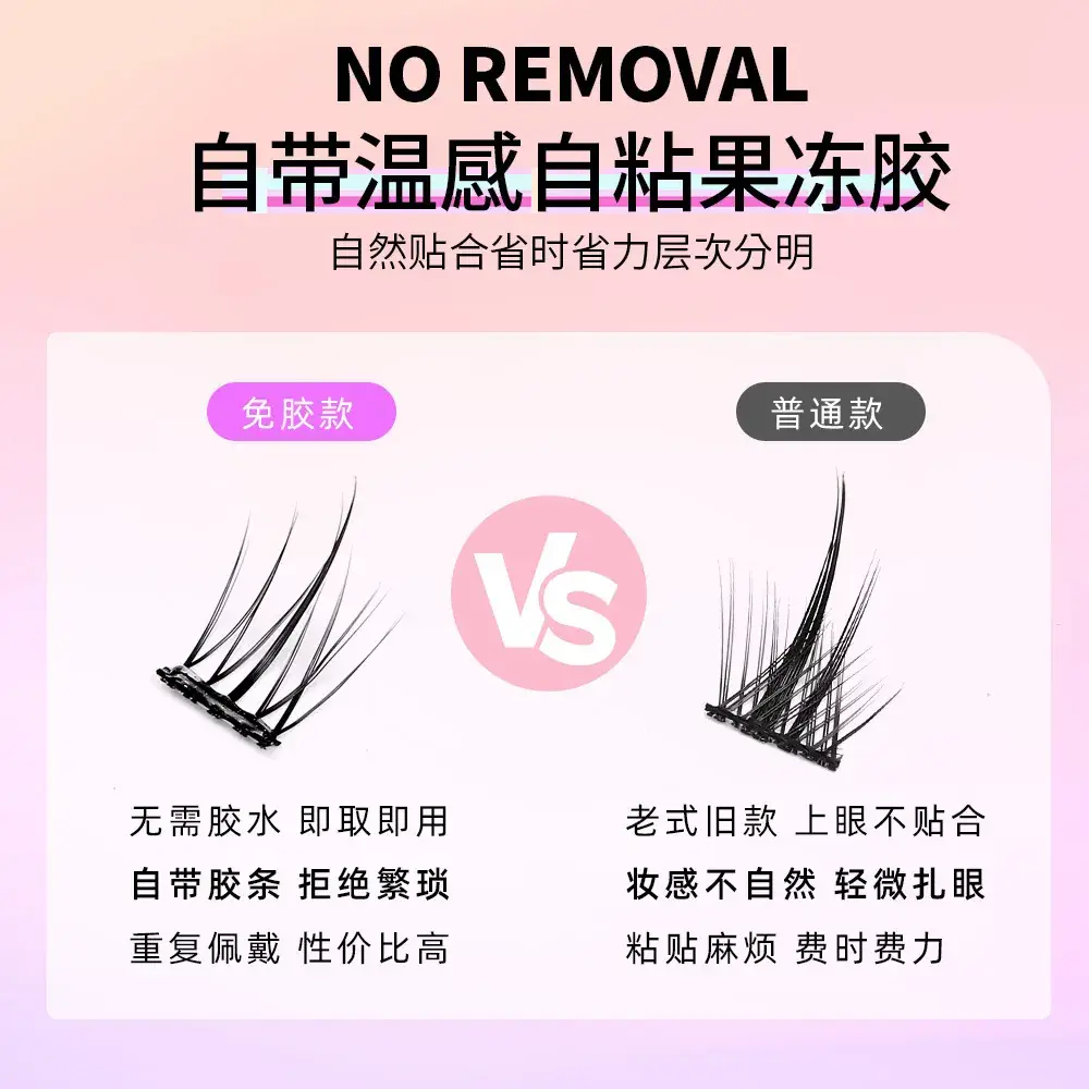Glue-Free Sunflower False Eyelashes Quick Apply - Image 7