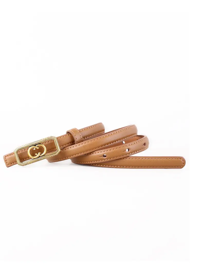 Women's Interlocking Genuine Leather Belt 100cm — feature 28