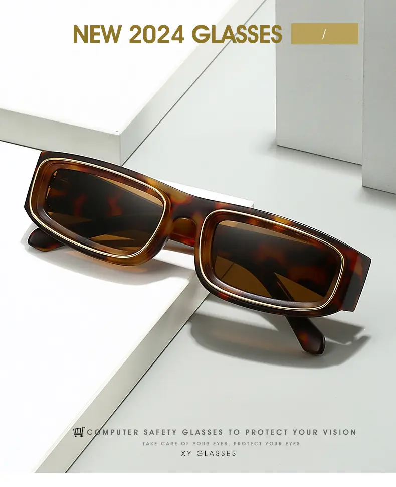 Black Square Frame Sunglasses European Style β feature 1