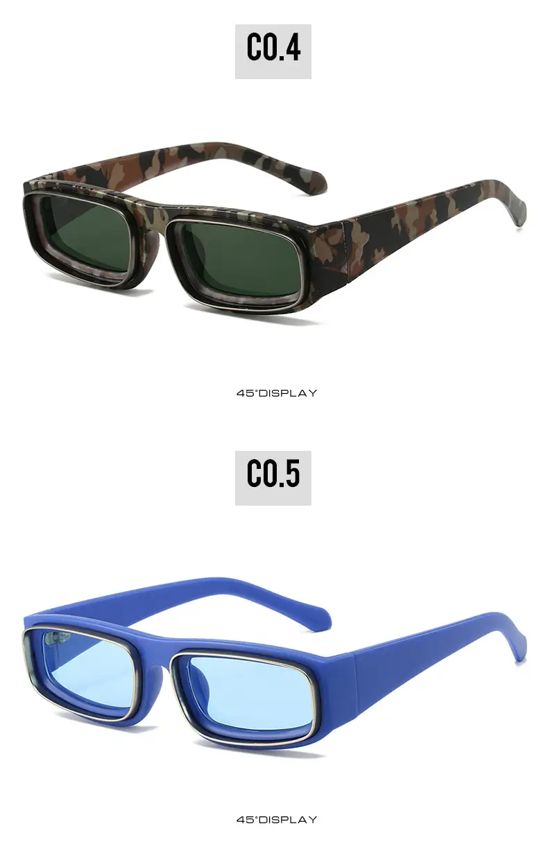 Black Square Frame Sunglasses European Style β feature 10