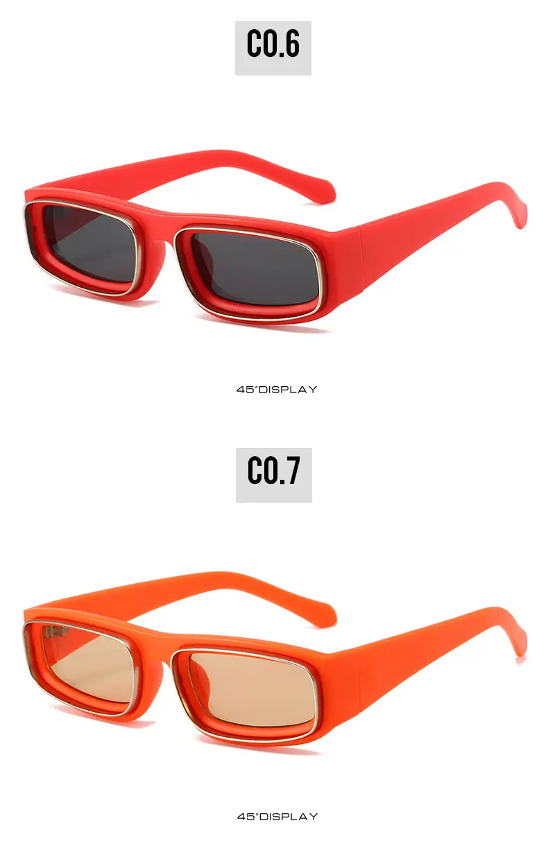 Black Square Frame Sunglasses European Style β feature 11