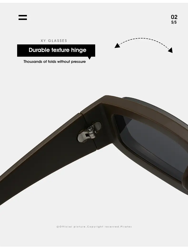 Black Square Frame Sunglasses European Style β feature 14