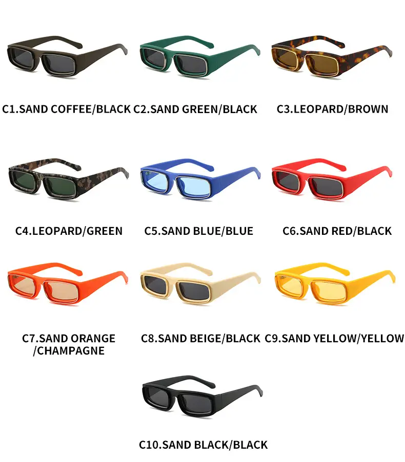 Black Square Frame Sunglasses European Style β feature 6