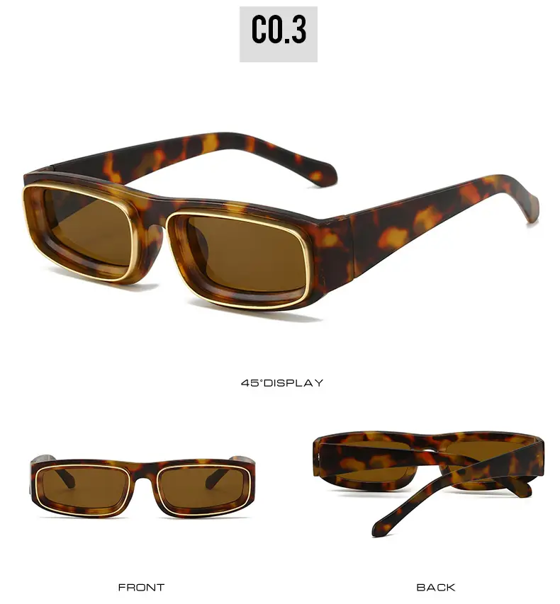 Black Square Frame Sunglasses European Style β feature 9
