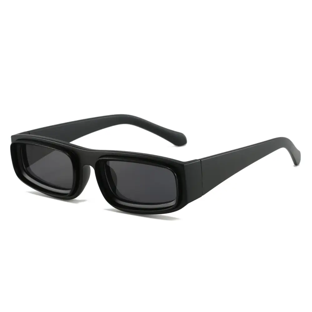Black Square Frame Sunglasses European Style