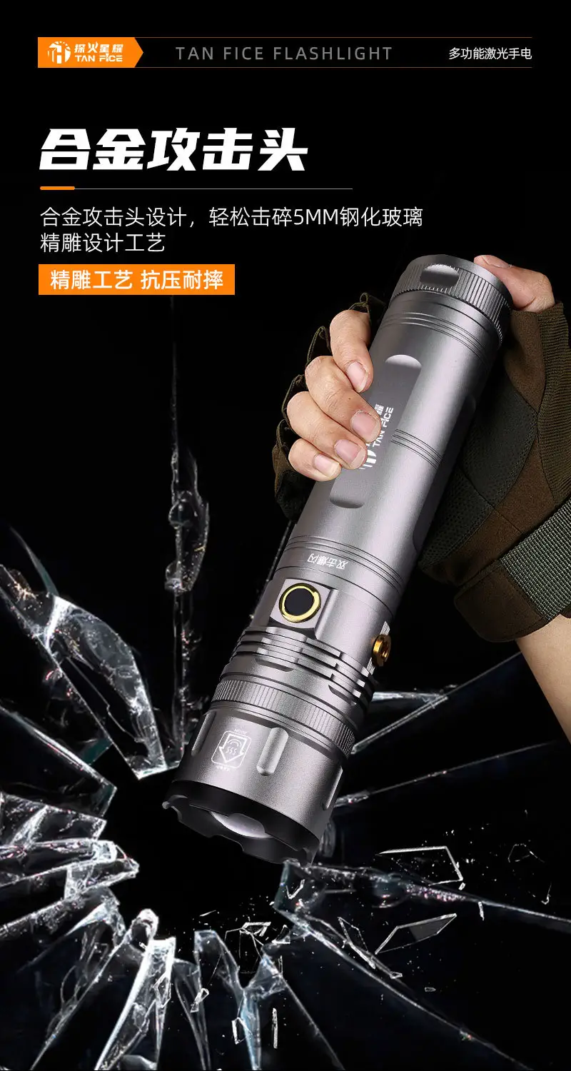 Rechargeable Flashlight with Strong Light & Long Battery Life — feature 16