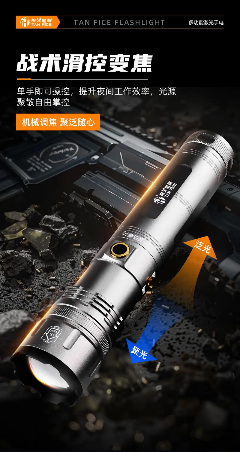 Rechargeable Flashlight with Strong Light & Long Battery Life — feature 7