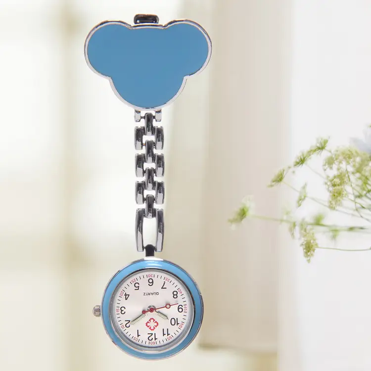 Blue Mickey Nurse Hanging Watch with Chain - Image 68