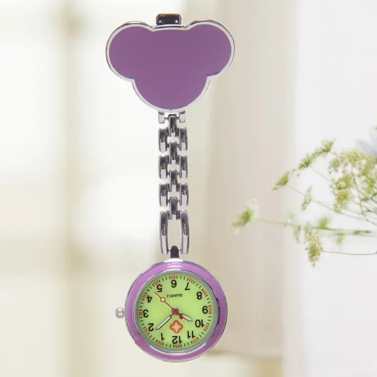 Blue Mickey Nurse Hanging Watch with Chain - Image 15