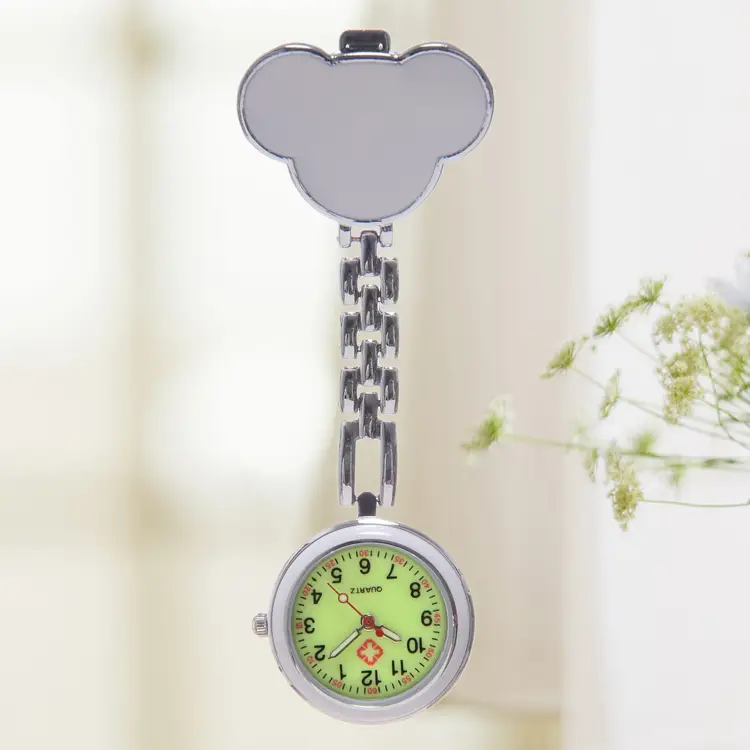 Blue Mickey Nurse Hanging Watch with Chain - Image 4