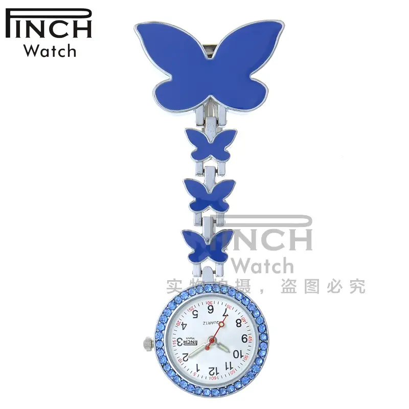Blue Mickey Nurse Hanging Watch with Chain - Image 43