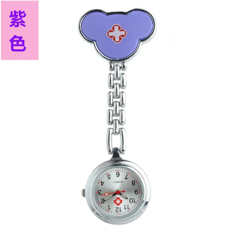 Blue Mickey Nurse Hanging Watch with Chain - Image 6