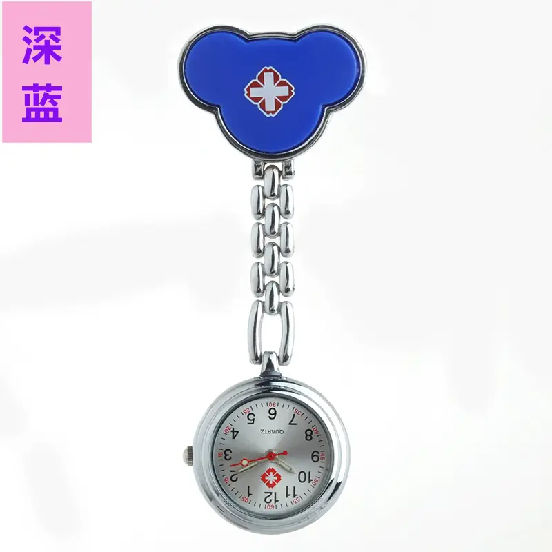 Blue Mickey Nurse Hanging Watch with Chain - Image 7