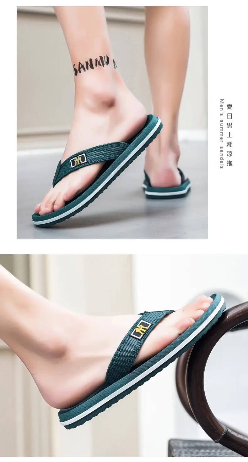 Slippers Men's Cross-border plus size Summer Lightweight Flip-flops Home Casual Men's Slippers Outwear Fashion Men's Beach Shoes — feature 12