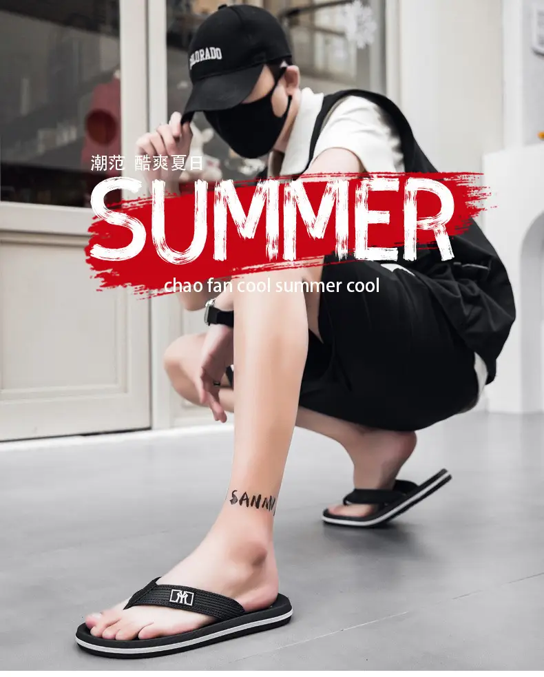 Slippers Men's Cross-border plus size Summer Lightweight Flip-flops Home Casual Men's Slippers Outwear Fashion Men's Beach Shoes — feature 2