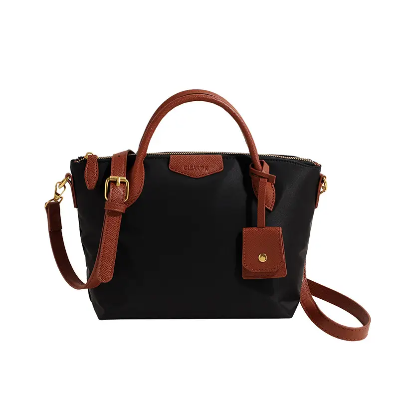 Women Crossbody Tote Bag Beige Nylon 2025 Spring - Image 7