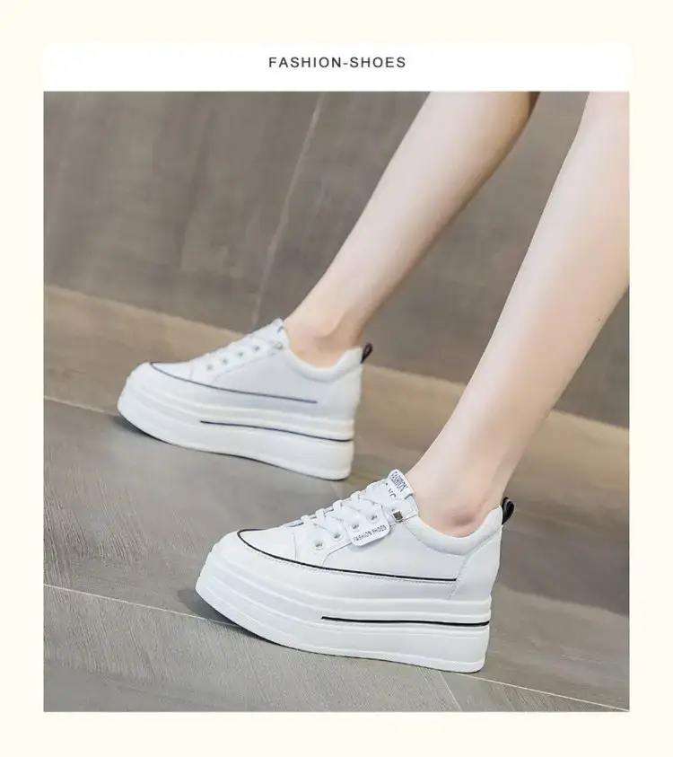 White Platform Sneakers for Women 2024 Spring — feature 2