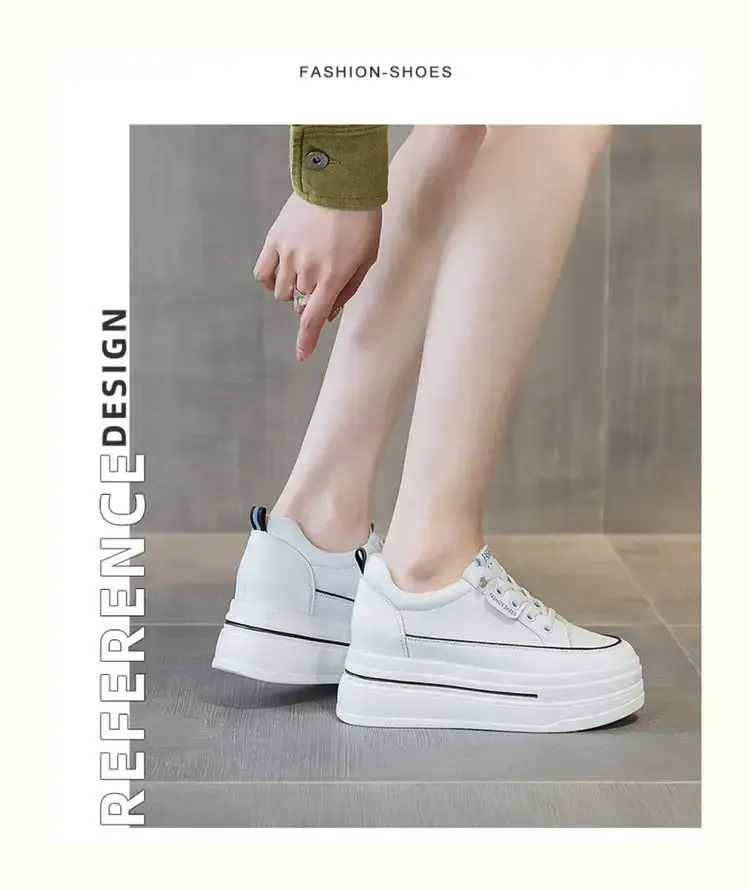 White Platform Sneakers for Women 2024 Spring — feature 4
