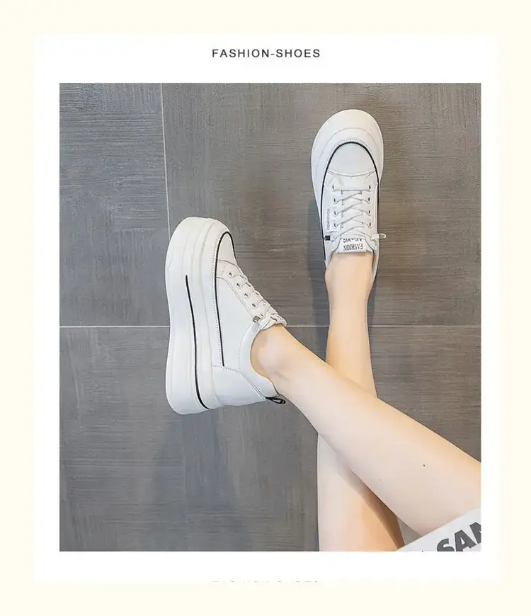 White Platform Sneakers for Women 2024 Spring — feature 5