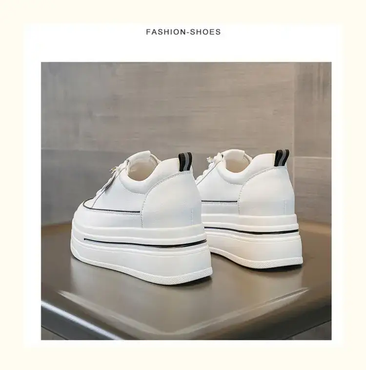 White Platform Sneakers for Women 2024 Spring — feature 6