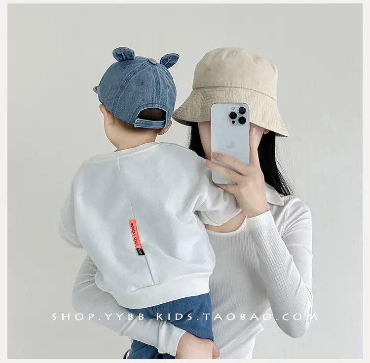 Kids Beanie Hat Blue Soft Briocephalus Beaded — feature 5
