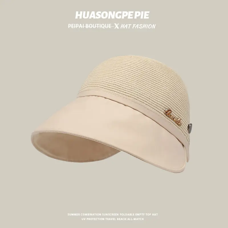 Women Black Mesh Sun Hat with Edge — feature 12