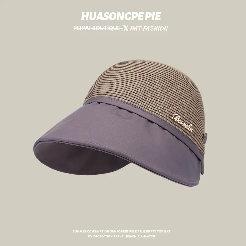 Women Black Mesh Sun Hat with Edge — feature 8