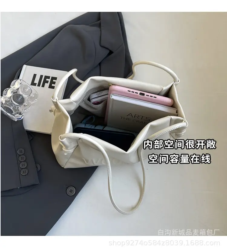 White Minimalist Shoulder Bag for Women 2026 — feature 7