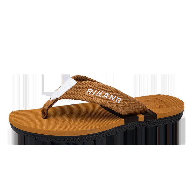 Flip-Flops for Men, Men's Flip-Flops, Beach Slippers, Casual Summer Trendy Non-Slip Personalized Outdoor Slippers