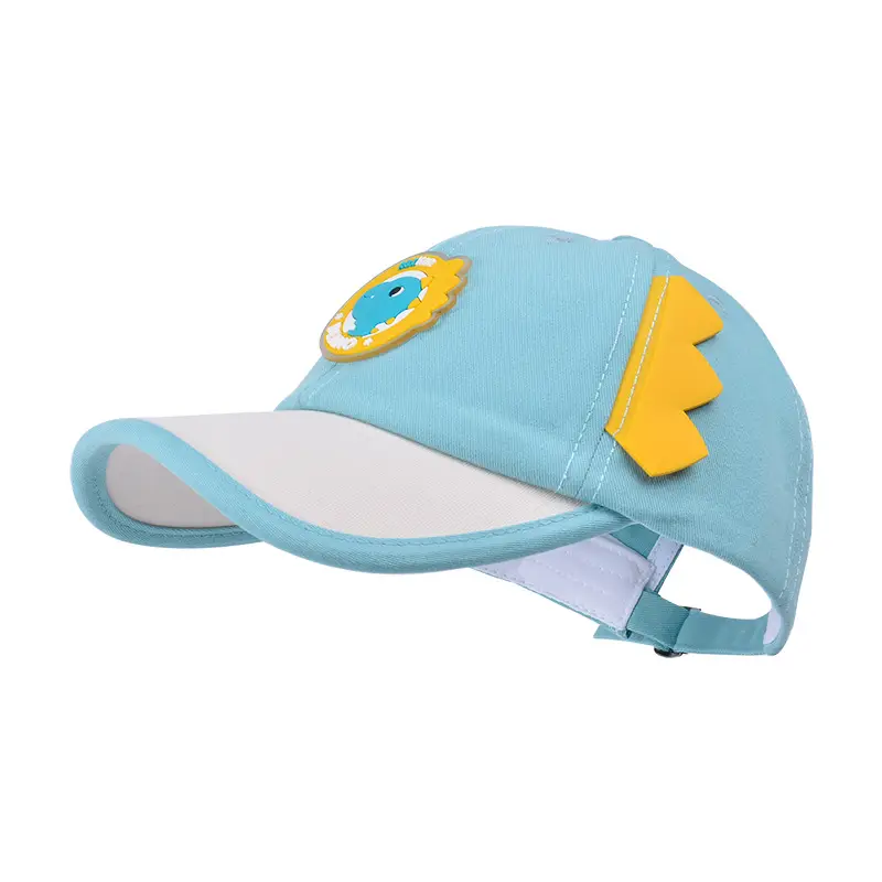 Kids Cartoon Cap Set Blue Pink Baseball Hats - Image 12