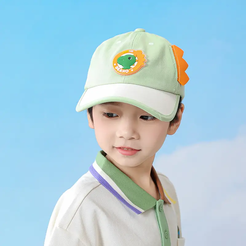 Kids Cartoon Cap Set Blue Pink Baseball Hats - Image 7