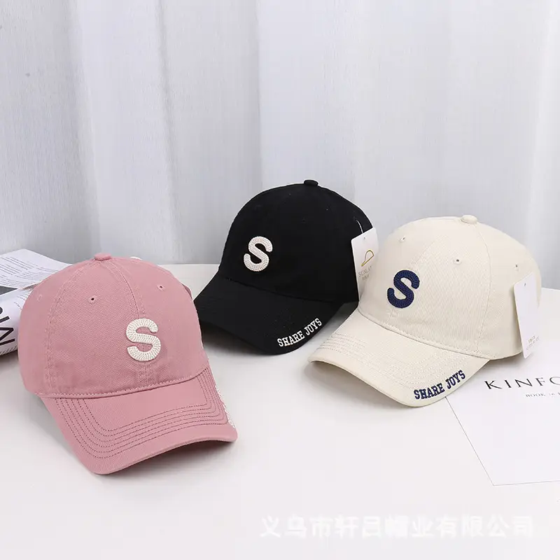 Korean Style Letter Embroidered Baseball Cap Women - Image 9