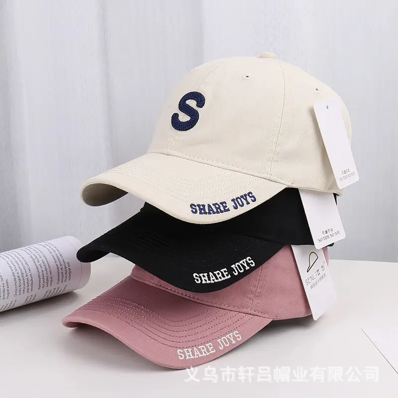 Korean Style Letter Embroidered Baseball Cap Women - Image 10
