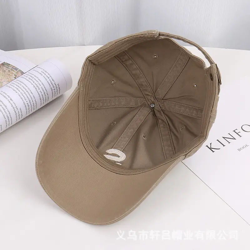 Korean Style Letter Embroidered Baseball Cap Women - Image 11