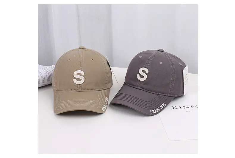 Korean Style Letter Embroidered Baseball Cap Women — feature 19